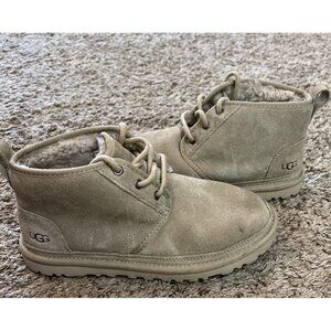 UGG Neumel Women's Lace Up Ankle Boots Shoes ~ Mustard Seed  Color ~ Size 8